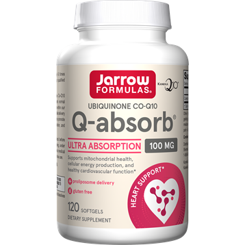 Jarrow Formulas, Q-Absorb Co-Q10 100 mg 120 softgels