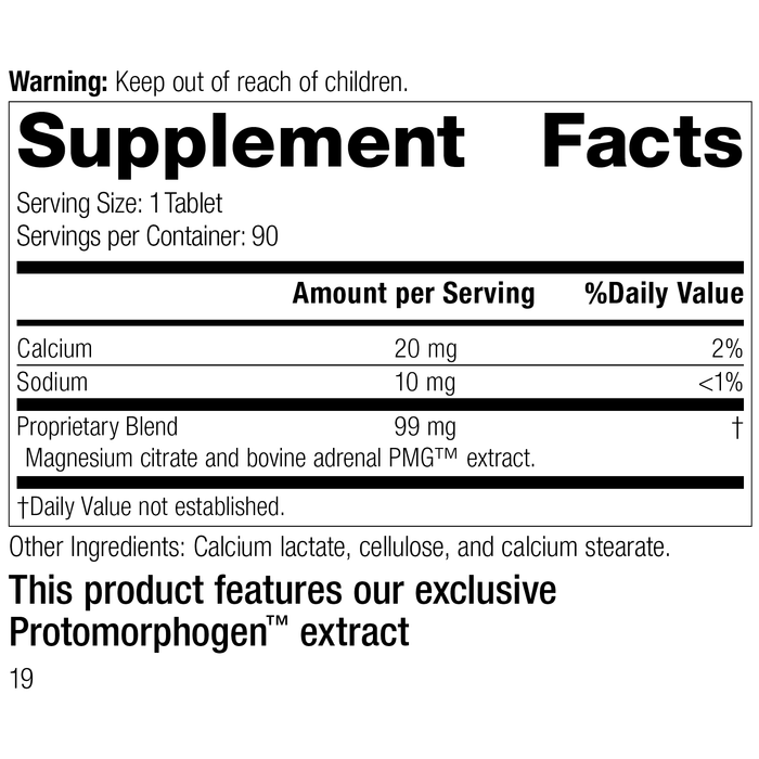 Drenatrophin PMG®, 90 Tablets, Rev 17 Supplement Facts
