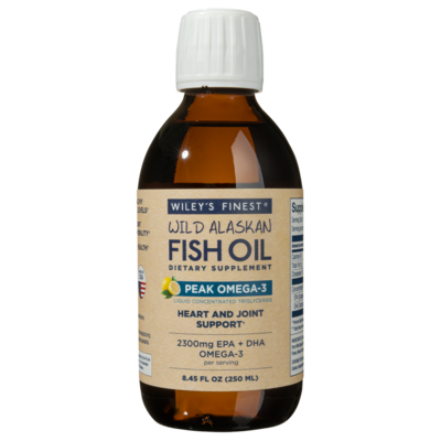 Wild Alaskan Peak Omega-3 Liquid by Wiley's Finest