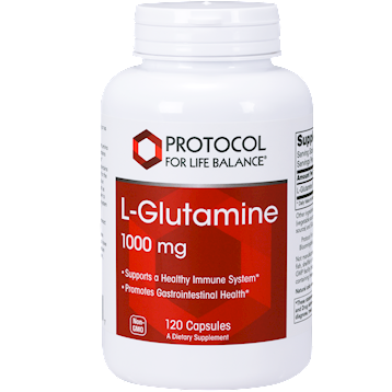 Protocol For Life Balance, L-Glutamine 1000 mg 120 caps