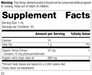 Hemp Oil Liquid 30 mL Rev 03 Supplement Facts