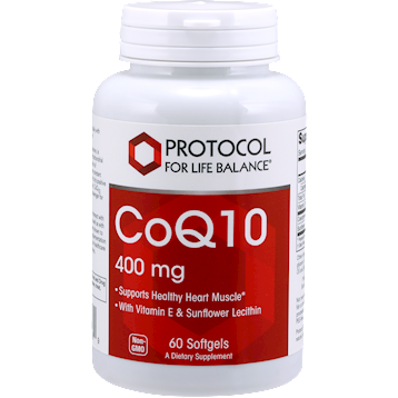 Protocol For Life Balance, CoQ10 400 mg 60 gels