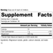Magnesium Lactate Rev 11 Supplement Facts