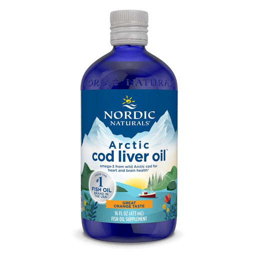 Front product image of Arctic Cod Liver Oil Orange by Nordic Naturals