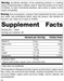 5490 Manganese B12 R20 Supplement Facts