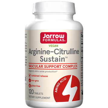 Jarrow Formulas, Arginine-Citrulline Sustain 120 tabs