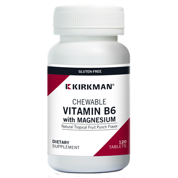 B-6 with Magnesium 120 chewable tabs by Kirkman Labs