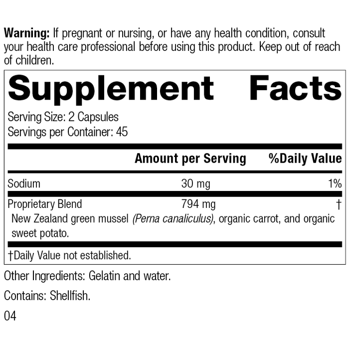 Nutrimere®, 90 Capsules, Rev 04 Supplement Facts