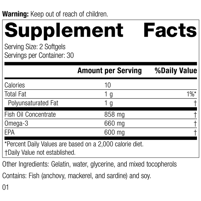 Olprima™ EPA, 60 Softgels