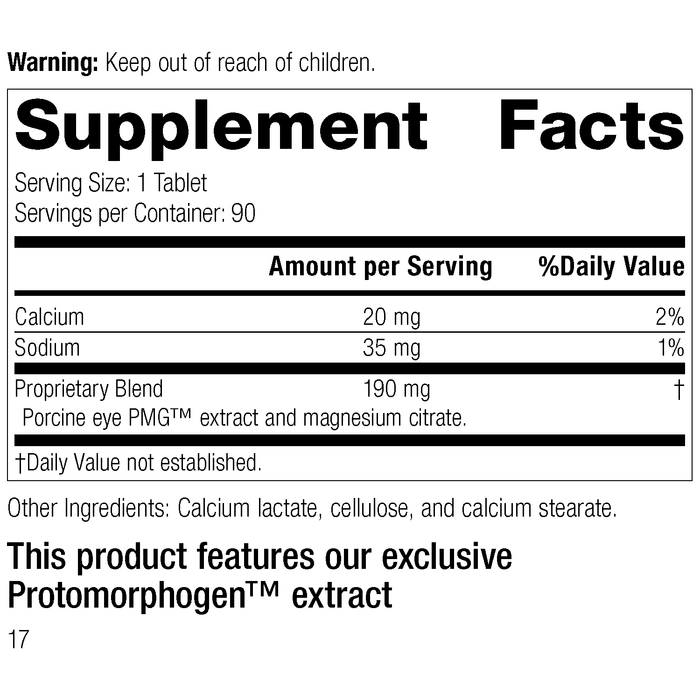 6075 Oculotrophin PMG R16 Supplement Facts