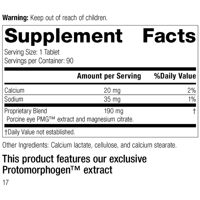 6075 Oculotrophin PMG R16 Supplement Facts