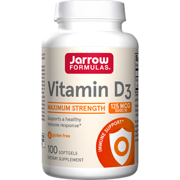 Jarrow Formulas, Vitamin D3 5000 IU 100 softgels