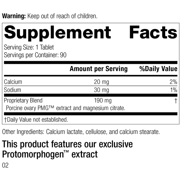Ovatrophin P PMG™, 90 Tablets, Rev 01 Supplement Image