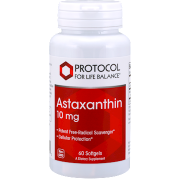 Protocol For Life Balance, Astaxanthin 10mg 60 gels