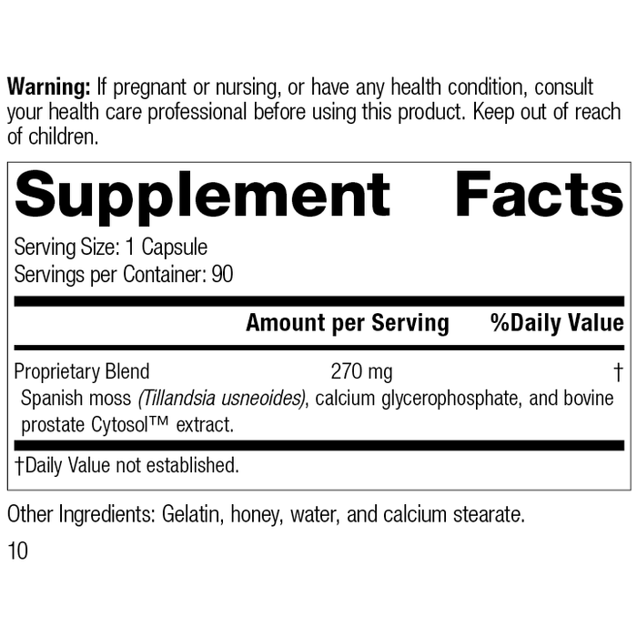 Prost-X™, 90 Capsules, Rev 10 Supplement Facts