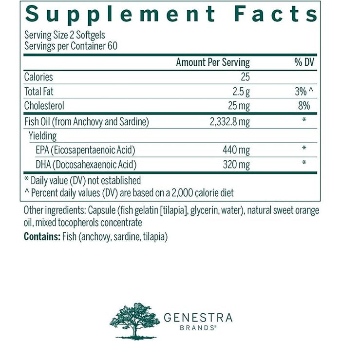 Super EFA Capsules 120 gels by Seroyal Genestra