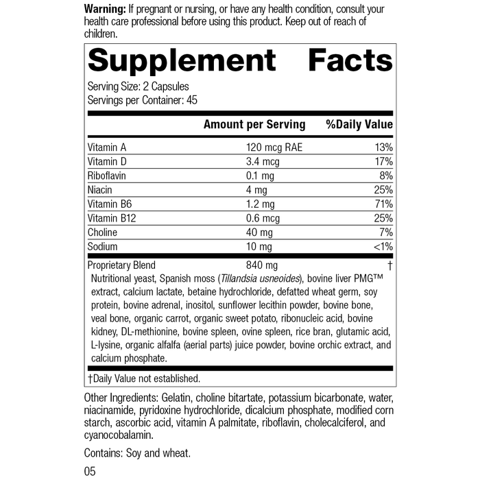 Senaplex®, 90 Capsules, Rev 04 Supplement Facts
