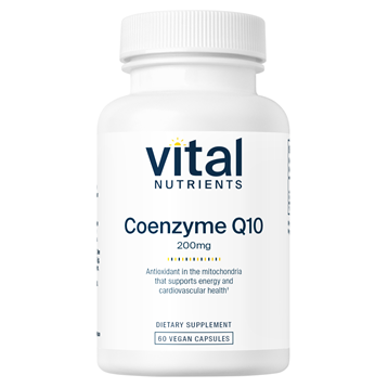 Vital Nutrients, CoEnzyme Q10 200 mg 60 caps