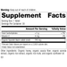 Spanish Black Radish, 20 Tablets, Rev 01 Supplement Label