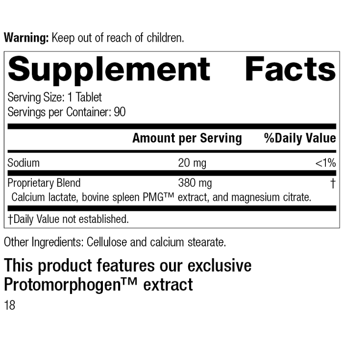 Spleen PMG®, 90 Tablets, Rev 17 Supplement Facts