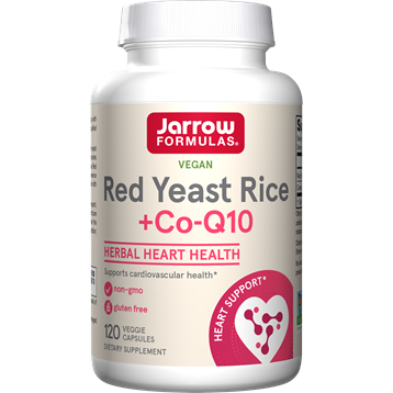 Jarrow Formulas, Red Yeast Rice + Co-Q10 120 caps