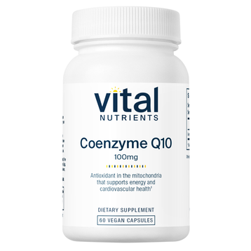 Vital Nutrients, CoEnzyme Q10 100 mg 60 caps