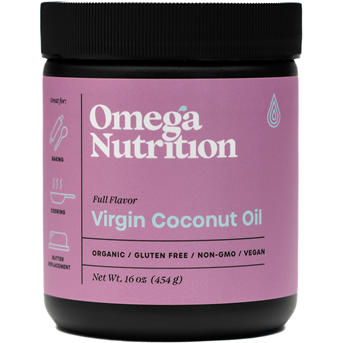 Virgin Coconut Oil 16 oz by Omega Nutrition
