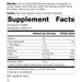 Nutrition label for Whole Food Folate