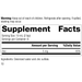 8360 Zinc Test R08 Supplement Facts