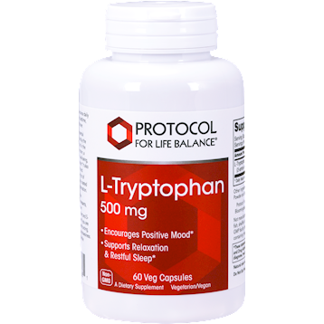 Protocol For Life Balance, L-Tryptophan 500 mg 120 vcaps