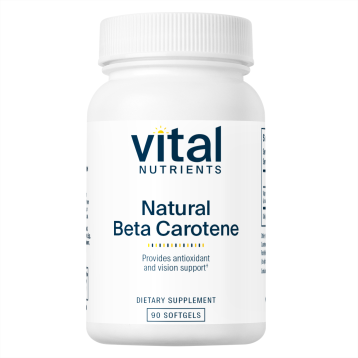 Vital Nutrients, Natural Beta Carotene 25000 IU 90 caps