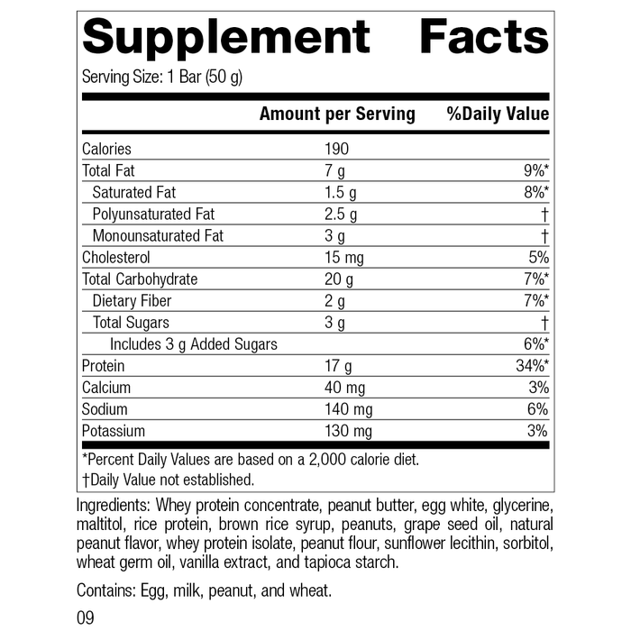 StandardBar®-Peanut Butter, rev9