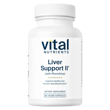 Vital Nutrients, Liver Support II (with Picrorhiza) 60 vcaps
