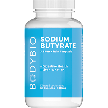 Sodium Butyrate 600 mg 60 vegcaps by BodyBio