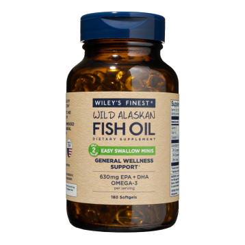 Wild Alaskan Fish Oil Easy Swallow Minis by Wiley's Finest
