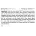 Canine Adrenal Support, 25 g, Rev 07 Supplement Facts