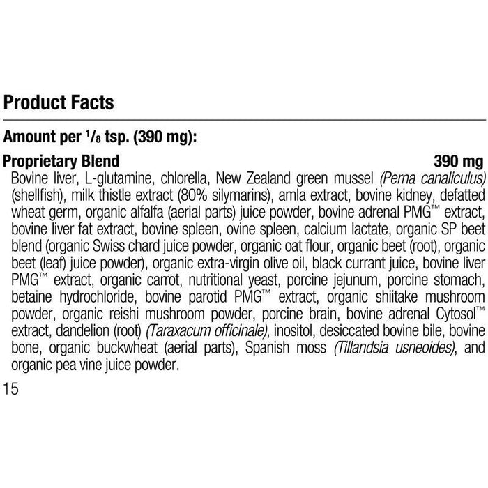 Canine Dermal Support, 125 g, Rev 10 Supplement Facts