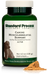 A bottle of Canine Musculoskeletal Support, a powder supplement for dogs’ muscles, ligaments and bone health, next to an image of the powder supplement.