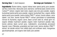 Canine Renal Support, 110 g, Rev 07 Supplement Facts
