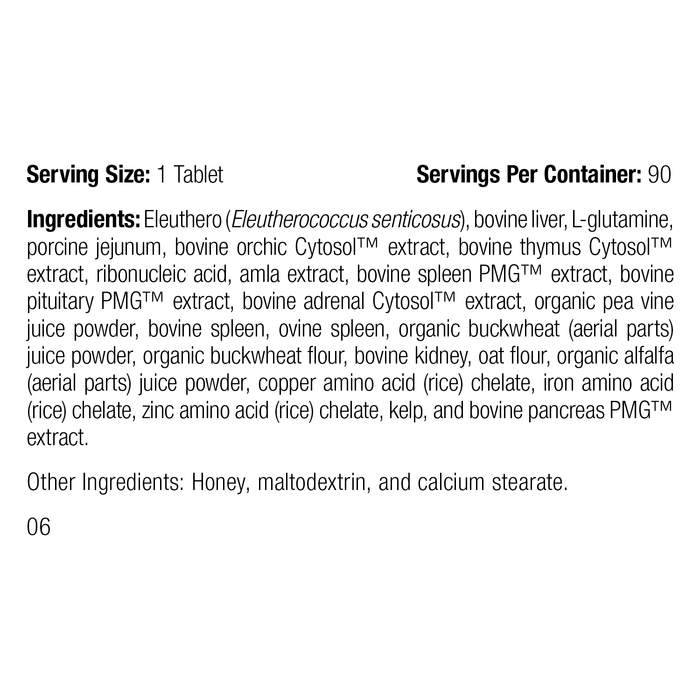Feline Immune System Support, 90 Tablets, Rev 04 Supplement Facts