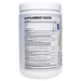 Project AD's AD1 24 servings Chocolate Milk supplement facts label