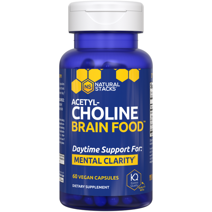Acetylcholine Brain Food 60 Capsules by Natural Stacks