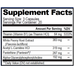 Acetylcholine Brain Food 60 Capsules by Natural Stacks supplement facts label