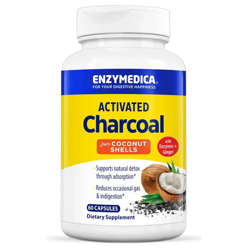 Enzymedica, Activated Charcoal 60 capsules