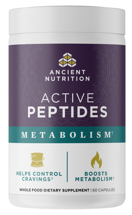 Active Peptides Metabolic Booster 60 Capsules by Ancient Nutrition