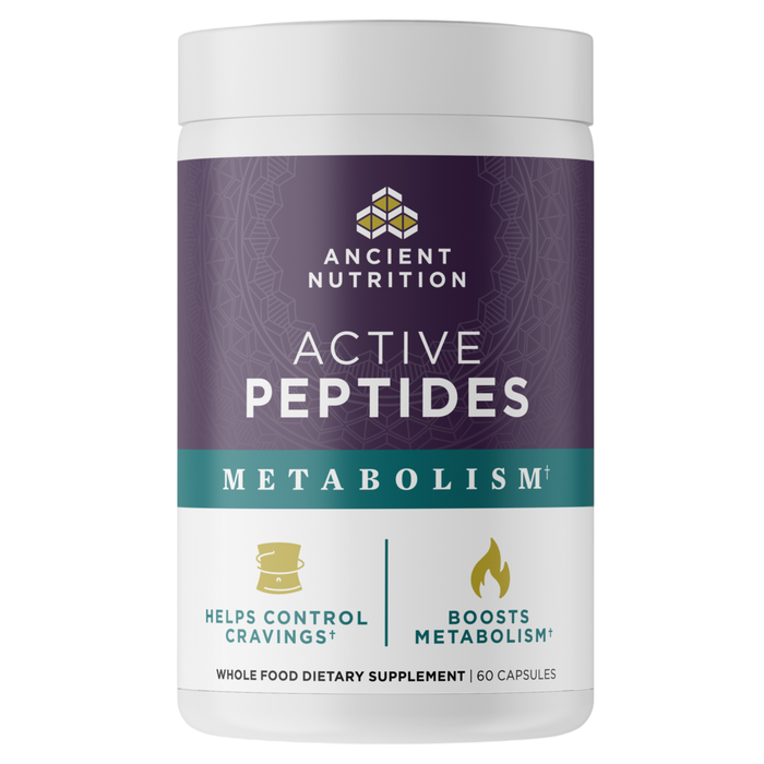 Active Peptides Metabolic Booster 60 Capsules by Ancient Nutrition