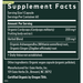 Adaptogen Performance Mushrooms & Herbs 60 Capsules by Gaia Herbs supplement facts label 