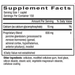 Adrenal Rebuilder by Doctor Wilson's Original Formulations 150 caplets supplement facts label
