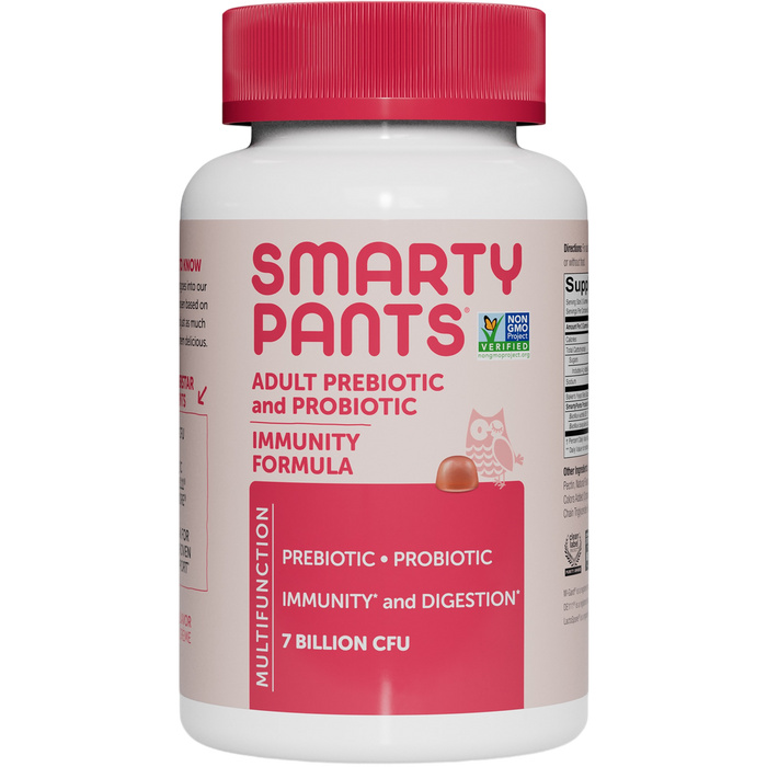Adult Prebiotic & Probiotic Immunity Formula 60 Gummies by SmartyPants Vitamins