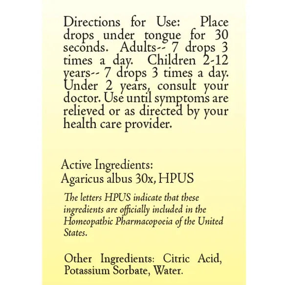 Agaricus Albus 30X 30 ml by True Botanica